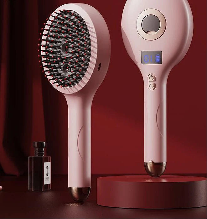 3-in-1 Electric Mist Spray Scalp Massage & Hair Therapy Brush