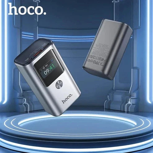 Hoco Q17A LED Power Bank 🔋 – 30W PD Fast Charging | 22.5W QC3.0 | Compact & Stylish Design ⚡